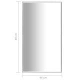 Mirror Silver 80x60 cm - 45-Degree Angle
