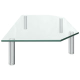 Monitor Stand 60x26x8.6 cm Transparent Glass