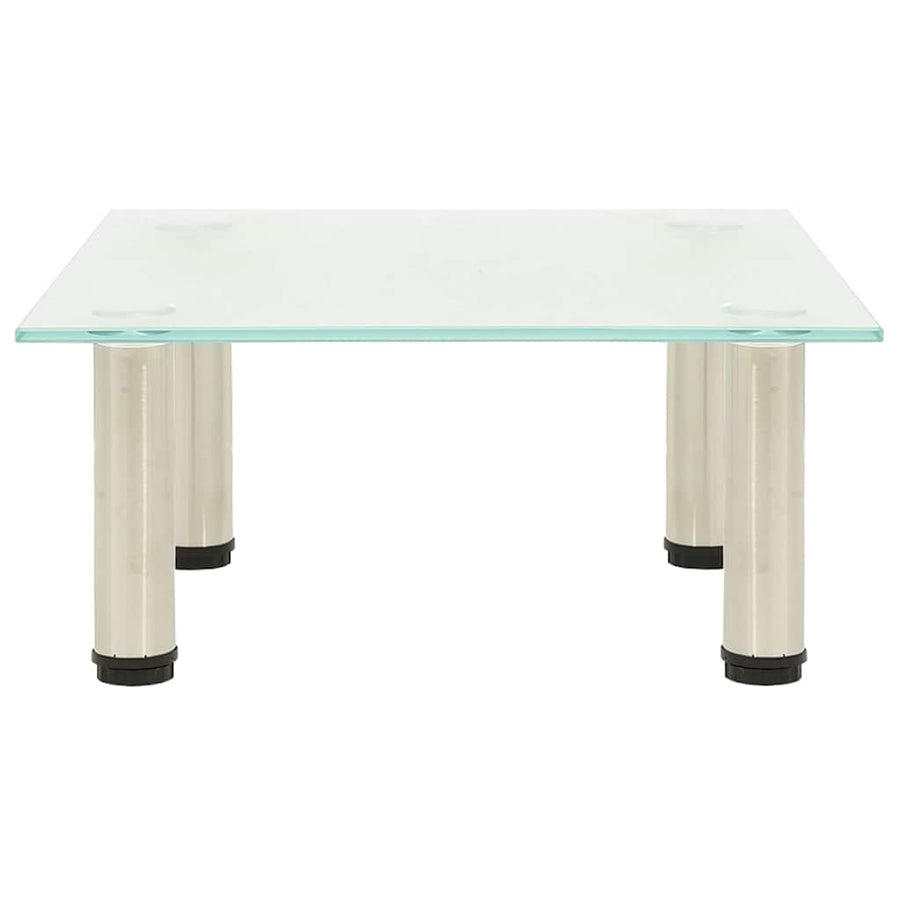 TV Stand Frosted 40x35x17 cm Tempered Glass