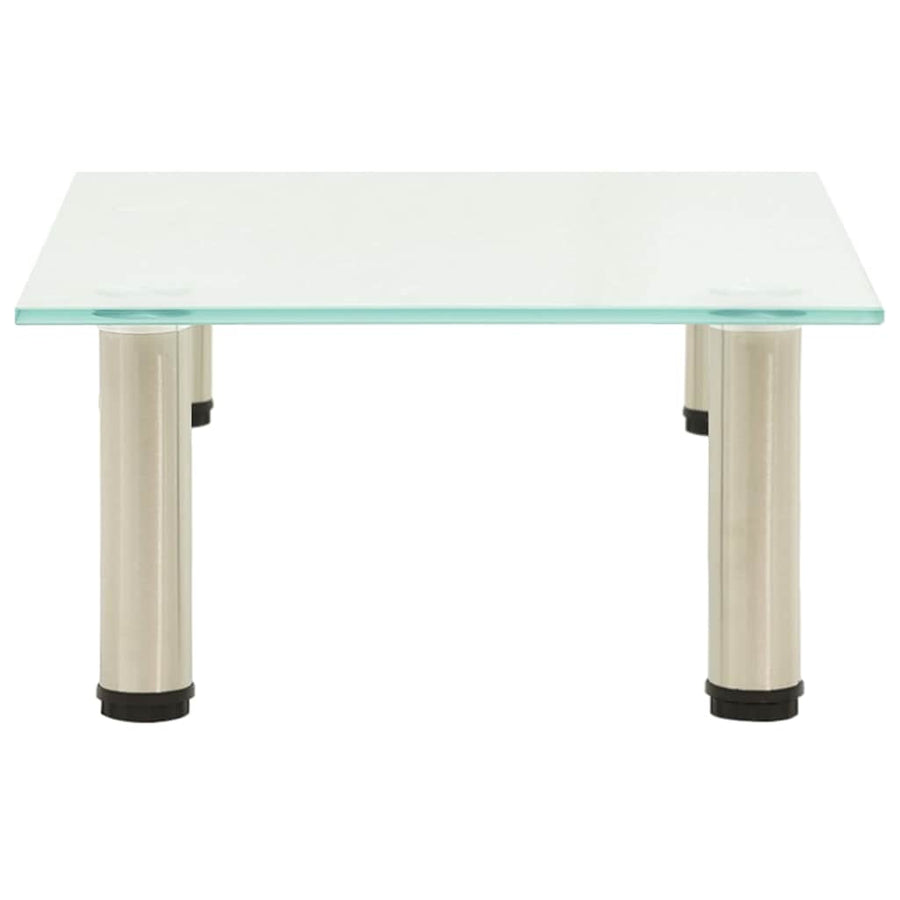 TV Stand Frosted 40x35x17 cm Tempered Glass