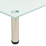 TV Stand Frosted 40x35x17 cm Tempered Glass