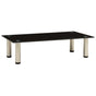 TV Stand Black 60x35x17 cm Tempered Glass