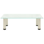 TV Stand Frosted 60x35x17 cm Tempered Glass