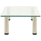TV Stand Transparent 60x35x17 cm Tempered Glass