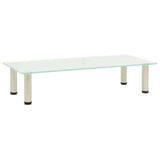 TV Stand Frosted 80x35x17 cm Tempered Glass