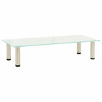 TV Stand Frosted 80x35x17 cm Tempered Glass