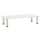 TV Stand Frosted 80x35x17 cm Tempered Glass