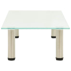 TV Stand Frosted 80x35x17 cm Tempered Glass