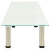 TV Stand Frosted 140x35x17 cm Tempered Glass