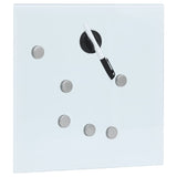 Key Box with Magnetic Board White 35x35x4cm - 45-Degree Angle