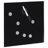 Key Box with Magnetic Board Black 35x35x4 cm - 45-Degree Angle