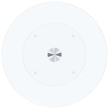 Coffee Table Transparent 40 cm Tempered Glass - Front View