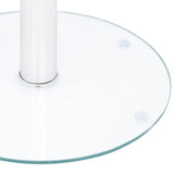 Coffee Table Transparent 40 cm Tempered Glass - Top-Down View