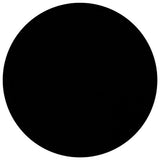 Coffee Table Black 40 cm Tempered Glass - Front View