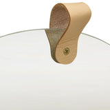 Wall Mirror Solid Pinewood 35 cm - Rear View