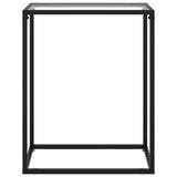 Console Table Transparent 60x35x75 cm Tempered Glass