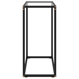Console Table Transparent 60x35x75 cm Tempered Glass - Side View