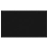 Console Table Black 60x35x75 cm Tempered Glass - Top-Down View