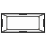Console Table Transparent 80x35x75 cm Tempered Glass