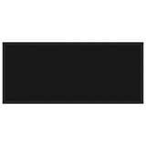 Console Table Black 80x35x75 cm Tempered Glass