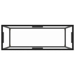 Console Table Transparent 100x35x75 cm Tempered Glass