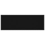 Console Table Black 100x35x75 cm Tempered Glass - Top-Down View