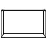 Console Table Transparent 120x35x75 cm Tempered Glass