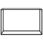 Console Table Transparent 120x35x75 cm Tempered Glass