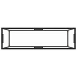 Console Table Transparent 120x35x75 cm Tempered Glass