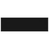 Console Table Black 120x35x75 cm Tempered Glass - Top-Down View