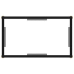 Console Table Transparent 60x35x75 cm Tempered Glass
