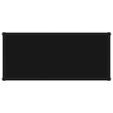 Console Table Black 80x35x75 cm Tempered Glass