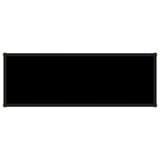 Console Table Black 100x35x75 cm Tempered Glass