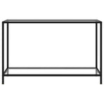 Console Table Transparent 120x35x75 cm Tempered Glass