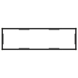 Console Table Transparent 120x35x75 cm Tempered Glass