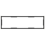 Console Table Transparent 120x35x75 cm Tempered Glass