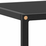 TV Cabinet Black with Black Glass 100x40x40 cm