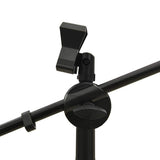 Tripod Microphone Stand with Dual Clip Holder - 45-Degree Angle