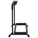 Folding Guitar Stand with 5 Sections Black 74x41x66 cm Steel - Top-Down View