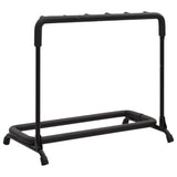Folding Guitar Stand with 5 Sections Black 74x41x66 cm Steel - 45-Degree Angle