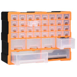 Multi-drawer Organiser with 38 Drawers 52x16x37.5 cm - Side View