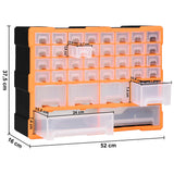 Multi-drawer Organiser with 38 Drawers 52x16x37.5 cm - Extra Image