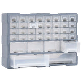 Multi-drawer Organiser with 38 Drawers 52x16x37.5 cm - Front View