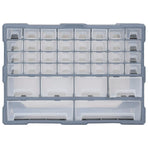 Multi-drawer Organiser with 38 Drawers 52x16x37.5 cm