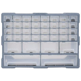 Multi-drawer Organiser with 38 Drawers 52x16x37.5 cm - Side View