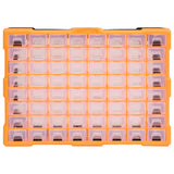 Multi-drawer Organiser with 64 Drawers 52x16x37.5 cm - Front View