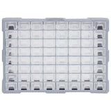 Multi-drawer Organiser with 64 Drawers 52x16x37.5 cm - Side View