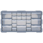 Multi-drawer Organiser with 22 Drawers 49x16x25.5 cm