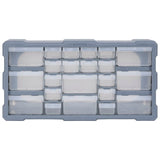 Multi-drawer Organiser with 22 Drawers 49x16x25.5 cm - Front View