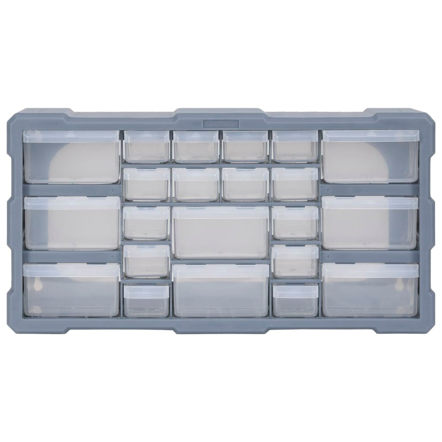 Multi-drawer Organiser with 22 Drawers 49x16x25.5 cm